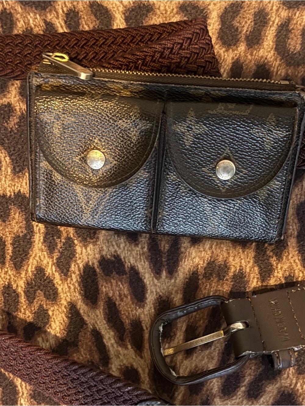 Louis Vuitton Monogram Pochette Duo Belt Bag
